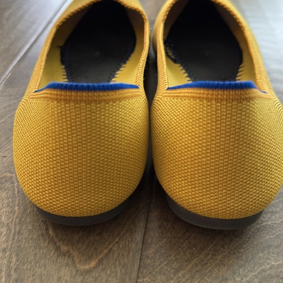 Rothy's The Point Marigold Knit Fabric Pointy Toe Slip On Ballet Flats Size 8.5 - Picture 6 of 9